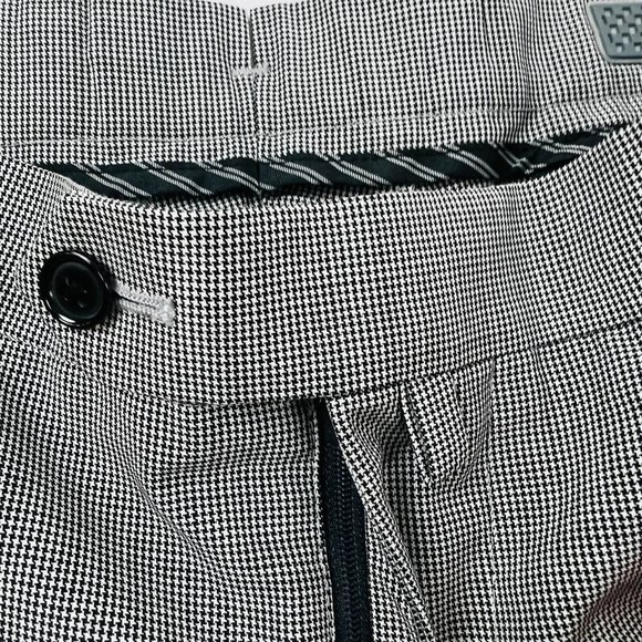 The Suit Company Mens Dress Pants Gray Houndstooth Pockets‎ Tasmania Wool 34x29 - Picture 9 of 11